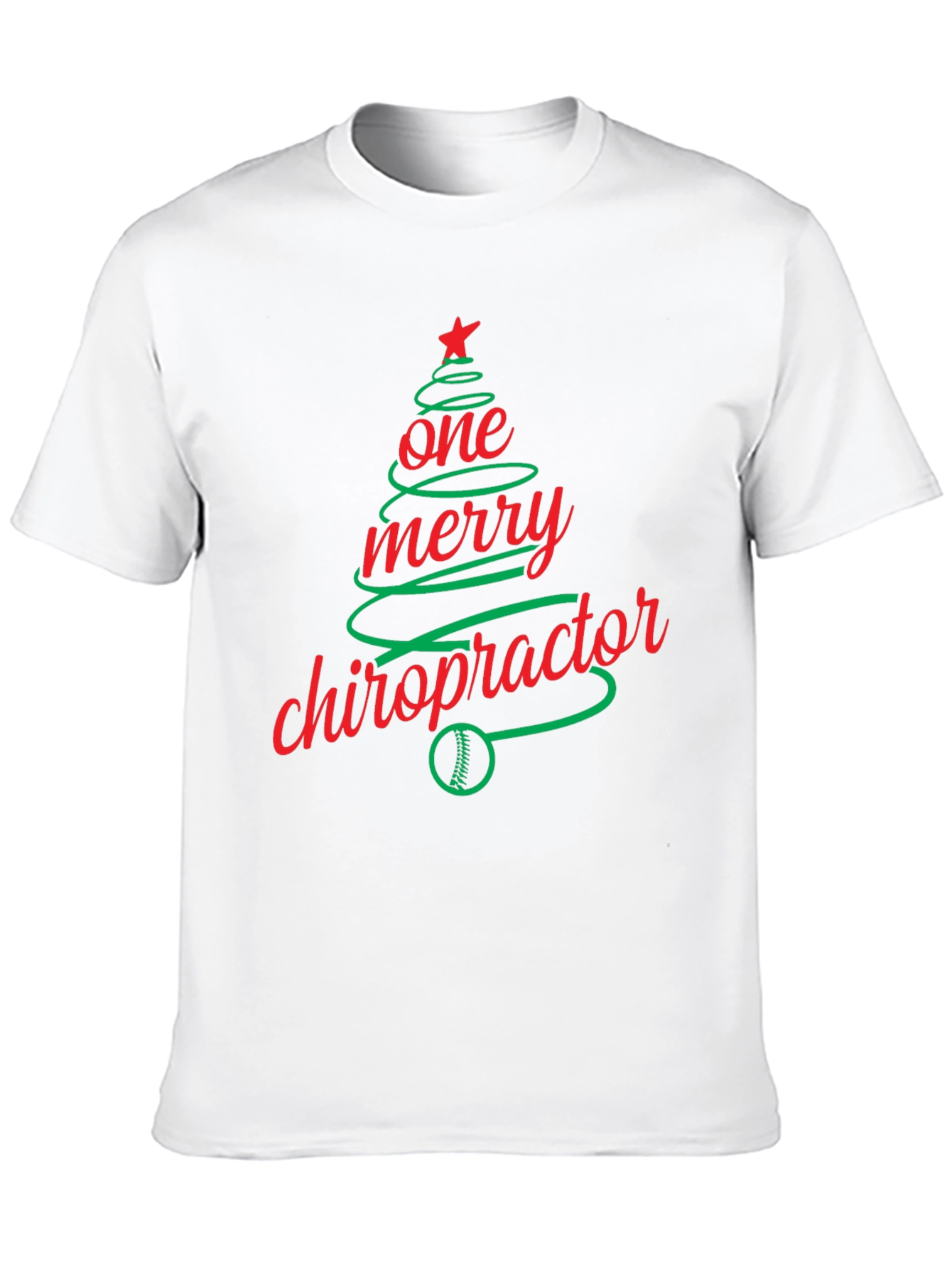Merry Chiropractor Christmas T-Shirt