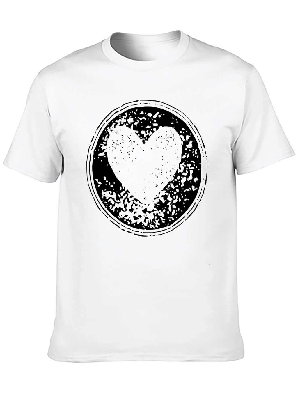 Grunge Heart Graphic T-Shirt