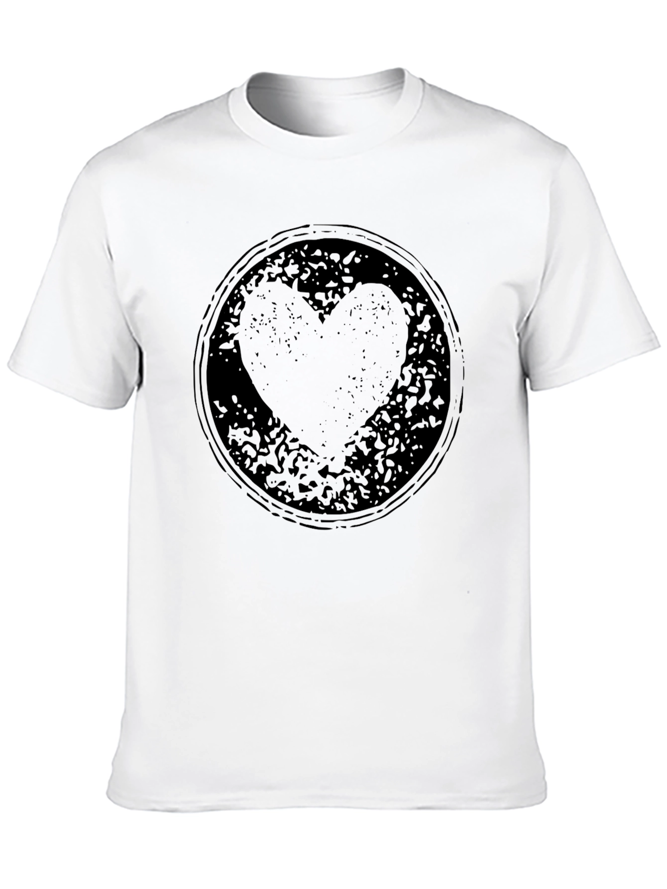 Grunge Heart Graphic T-Shirt