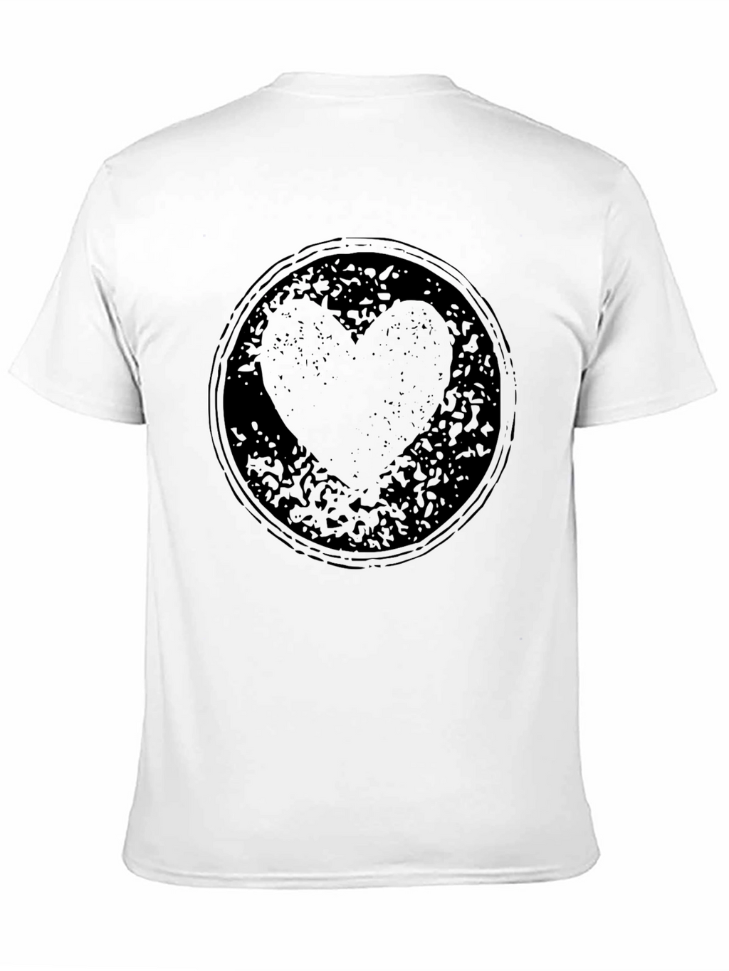 Grunge Heart Graphic T-Shirt