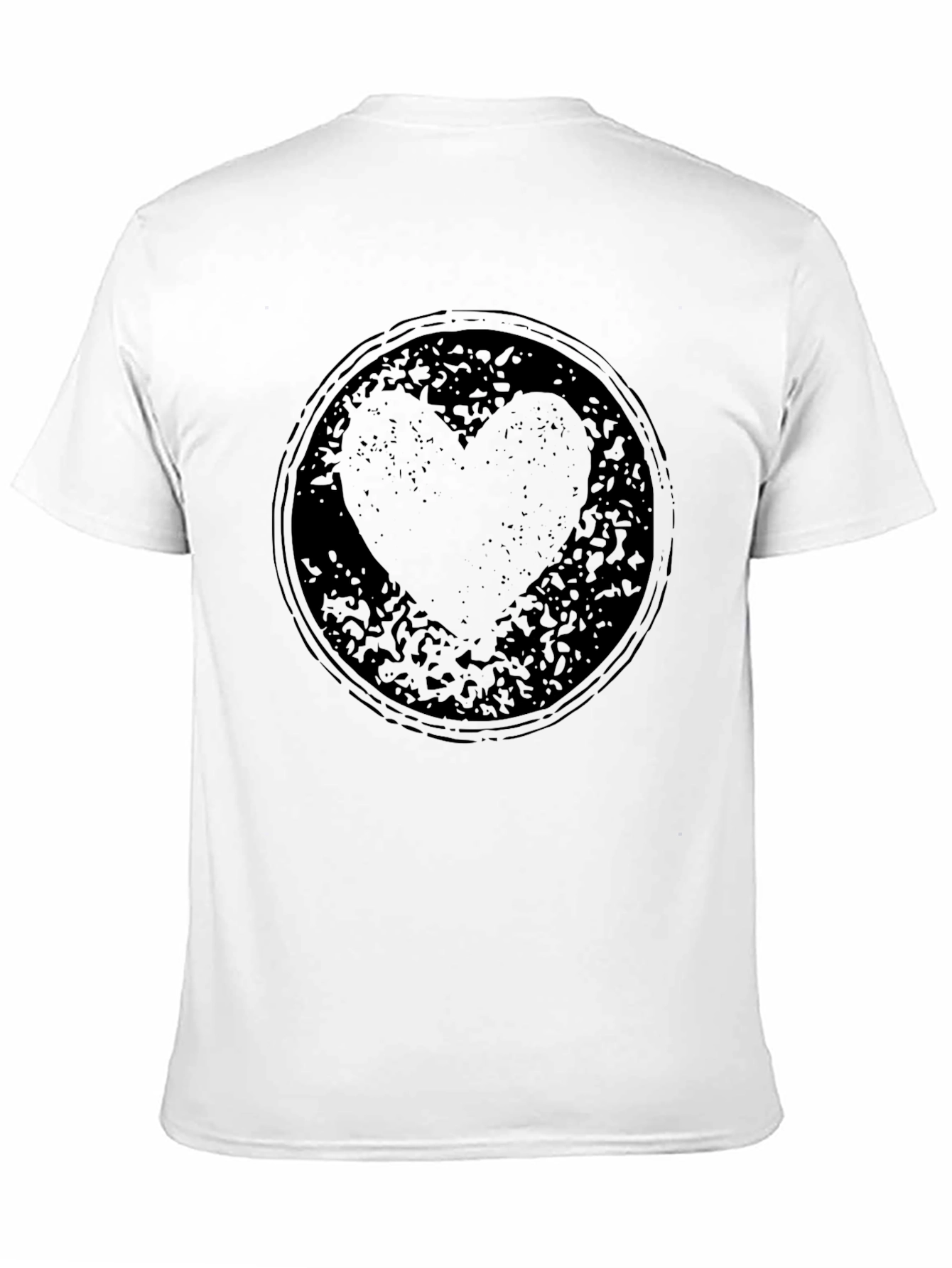 Grunge Heart Graphic T-Shirt