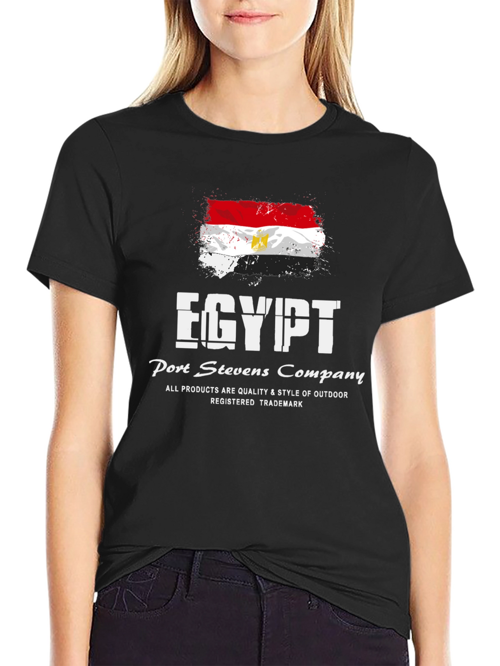 Egypt Flag Graphic T-Shirt - Port Stevens Company