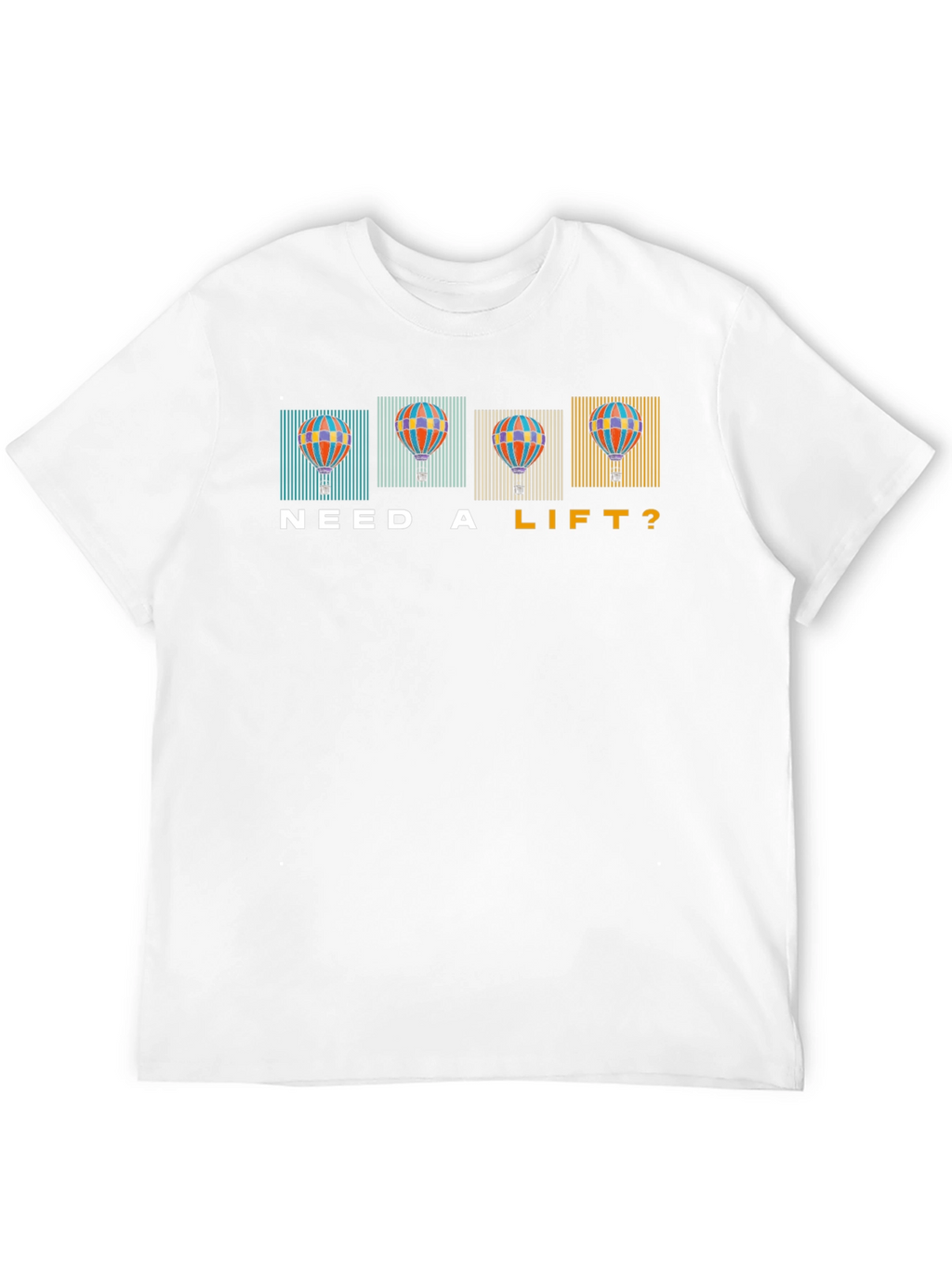 Need a Lift? Hot Air Balloon Graphic Tee