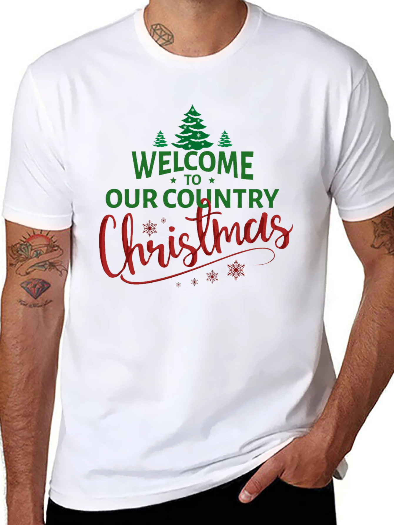 Welcome to Our Country Christmas T-Shirt
