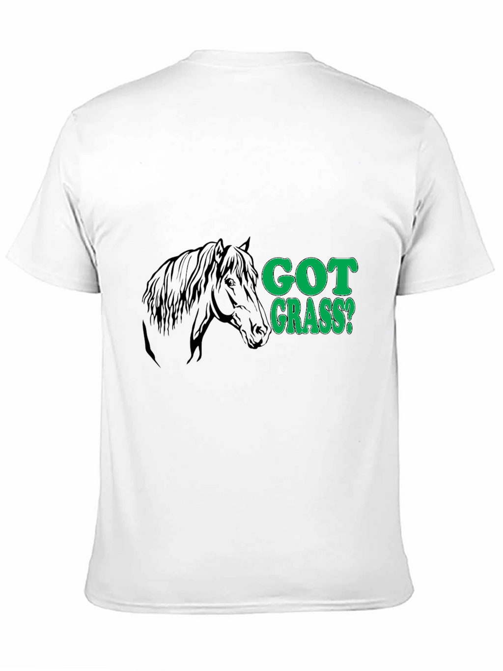 Got Grass? Black Horse Graphic Tee