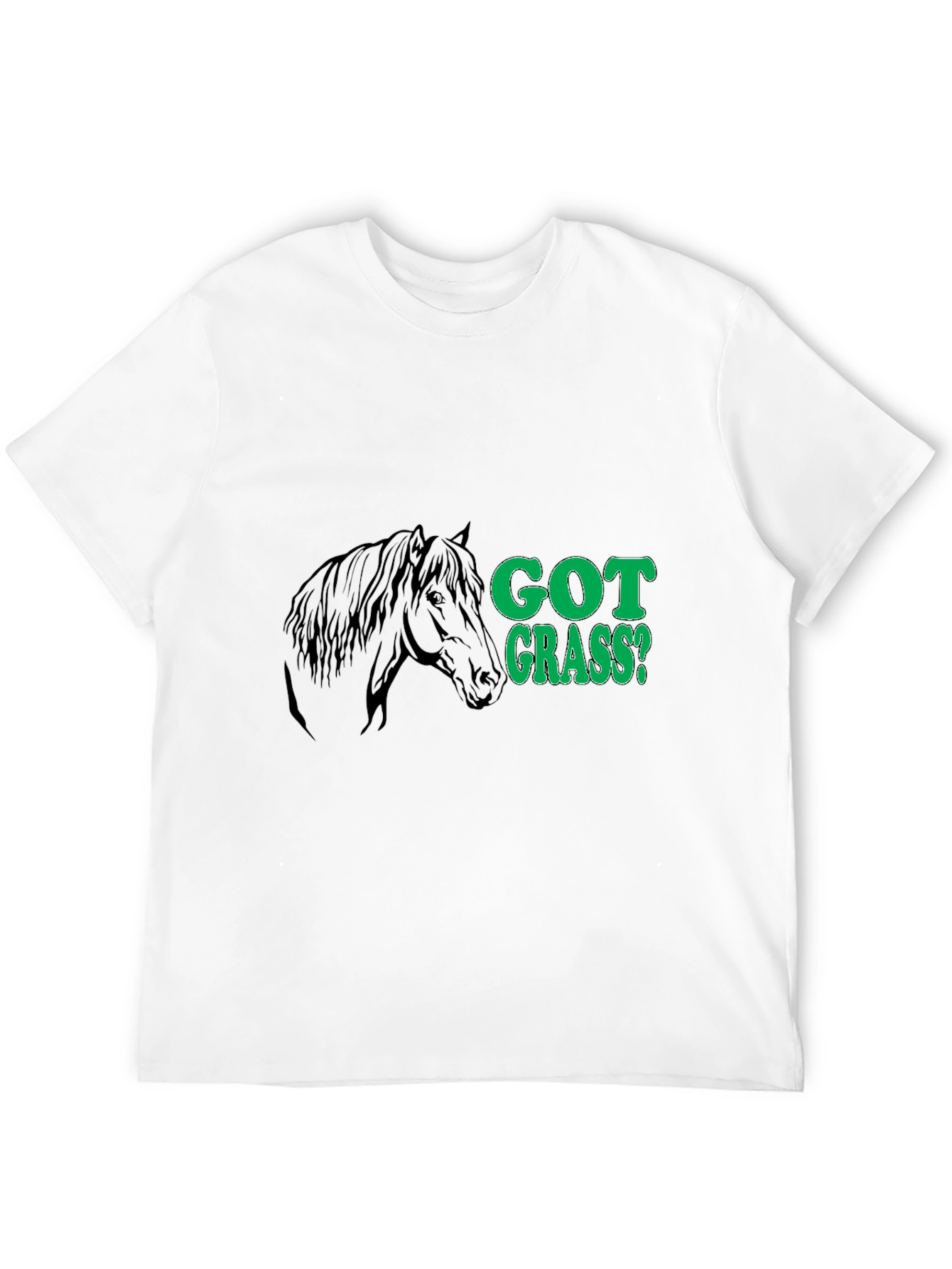 Got Grass? Black Horse Graphic Tee