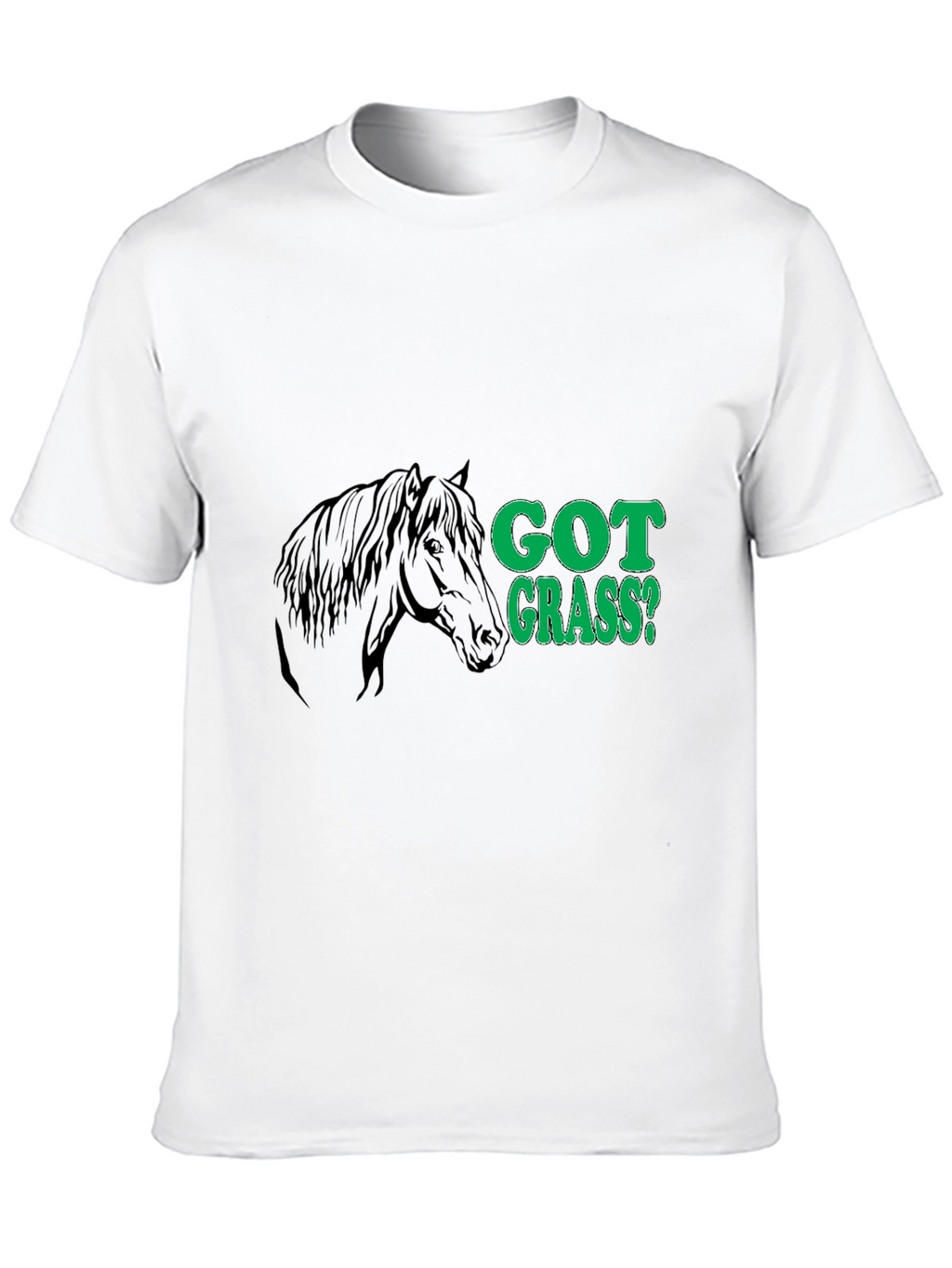 Got Grass? Black Horse Graphic Tee