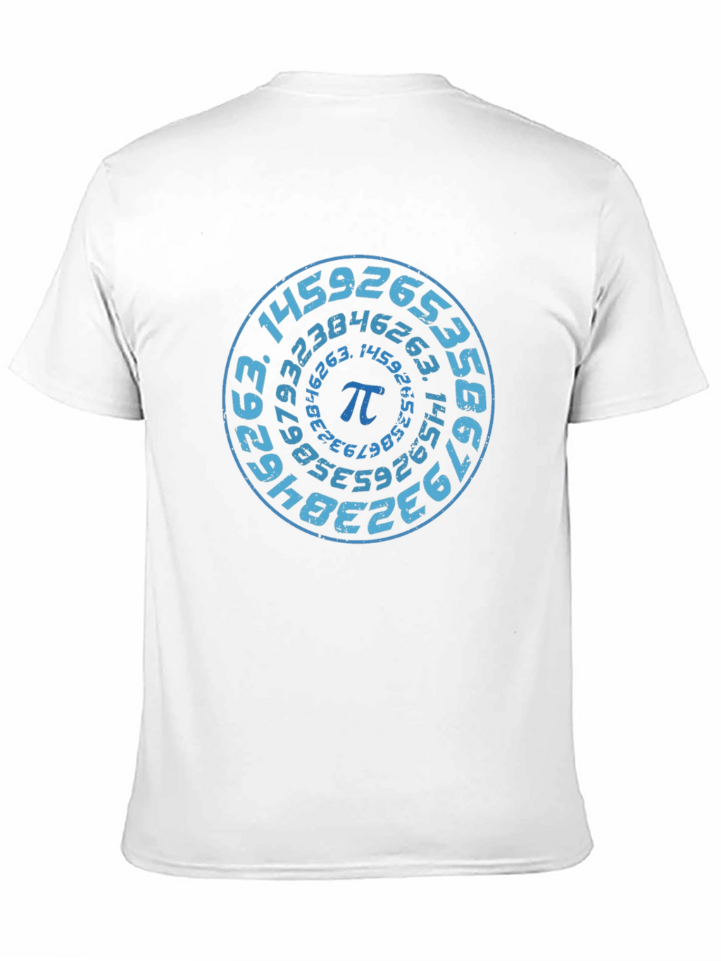 Pi Symbol T-Shirt - Circular Math Design