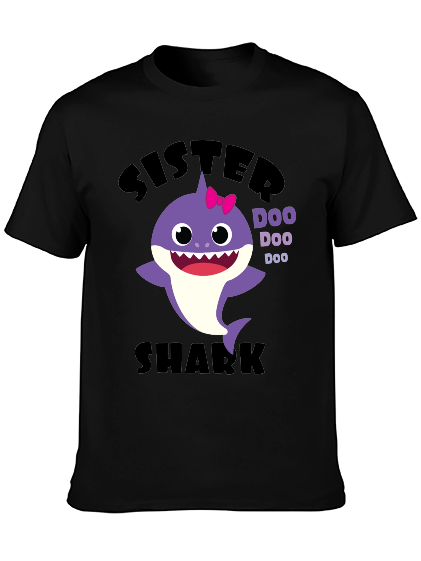 Sister Shark Doo Doo Doo T-Shirt - Baby Shark Family Tee