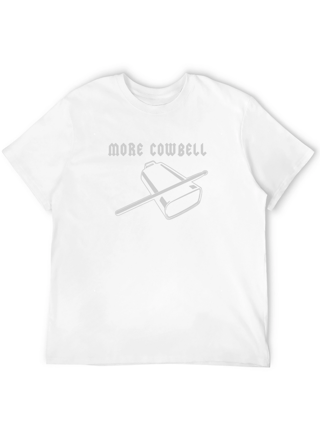 More Cowbell T-Shirt - Classic Black Graphic Tee