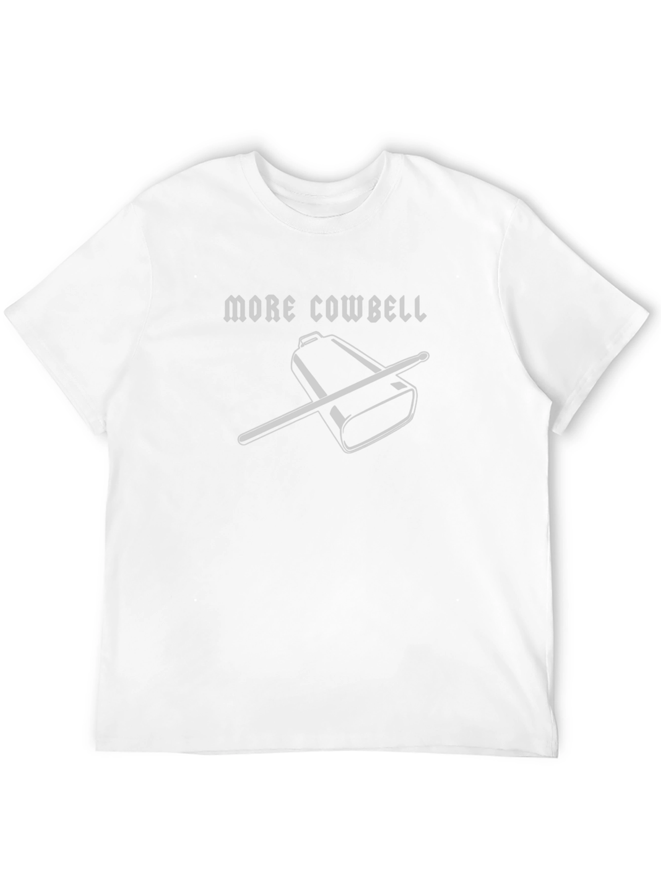 More Cowbell T-Shirt - Classic Black Graphic Tee