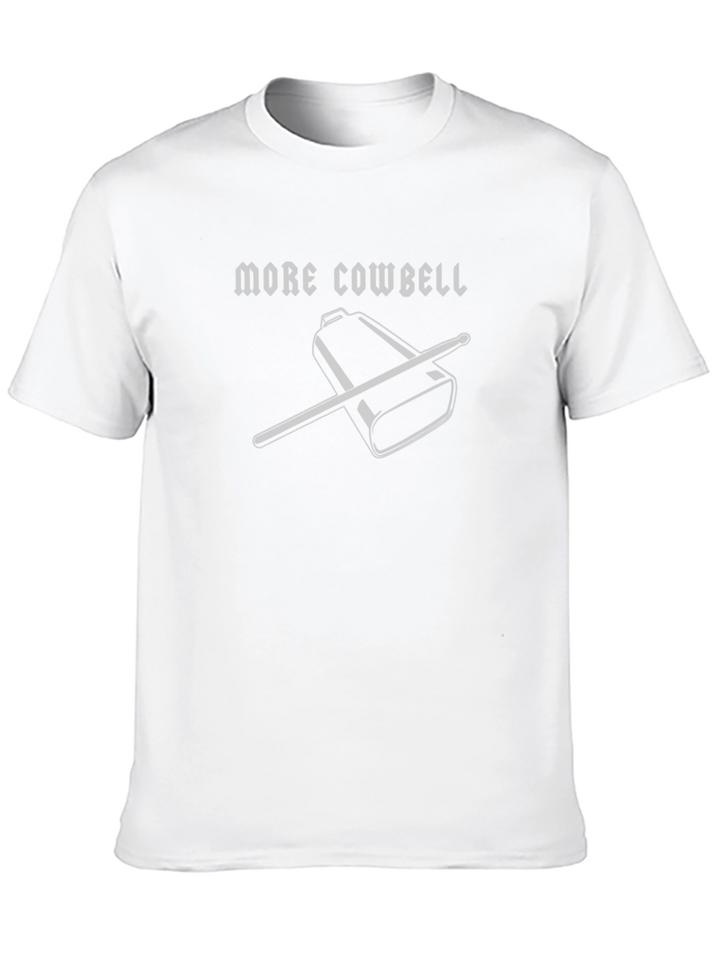 More Cowbell T-Shirt - Classic Black Graphic Tee