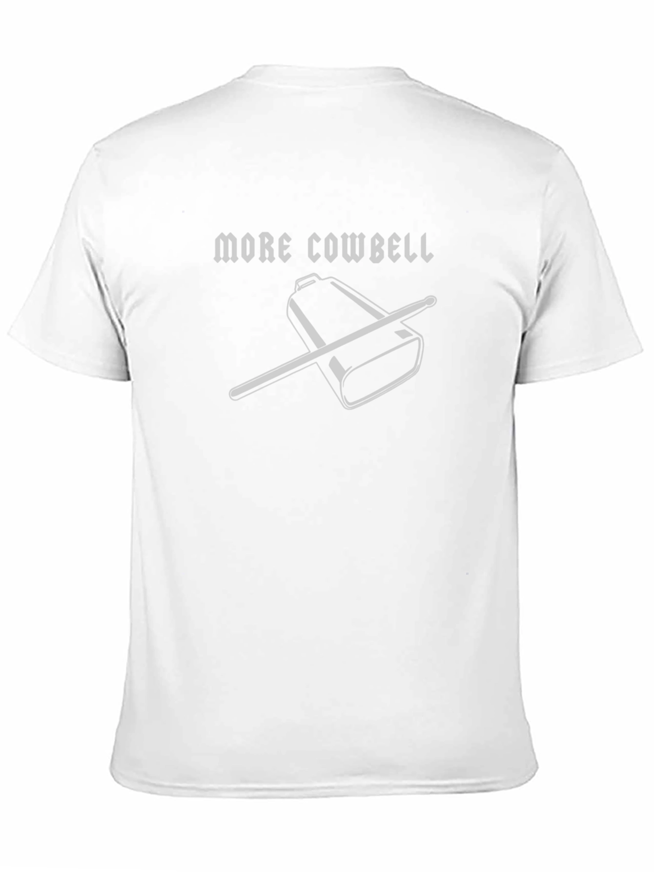 More Cowbell T-Shirt - Classic Black Graphic Tee