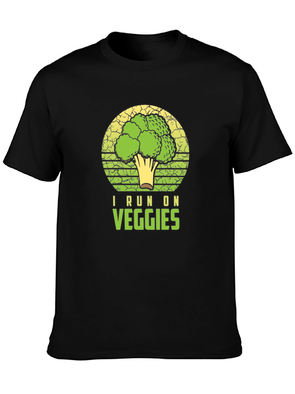 I Run On Veggies Broccoli Graphic Tee