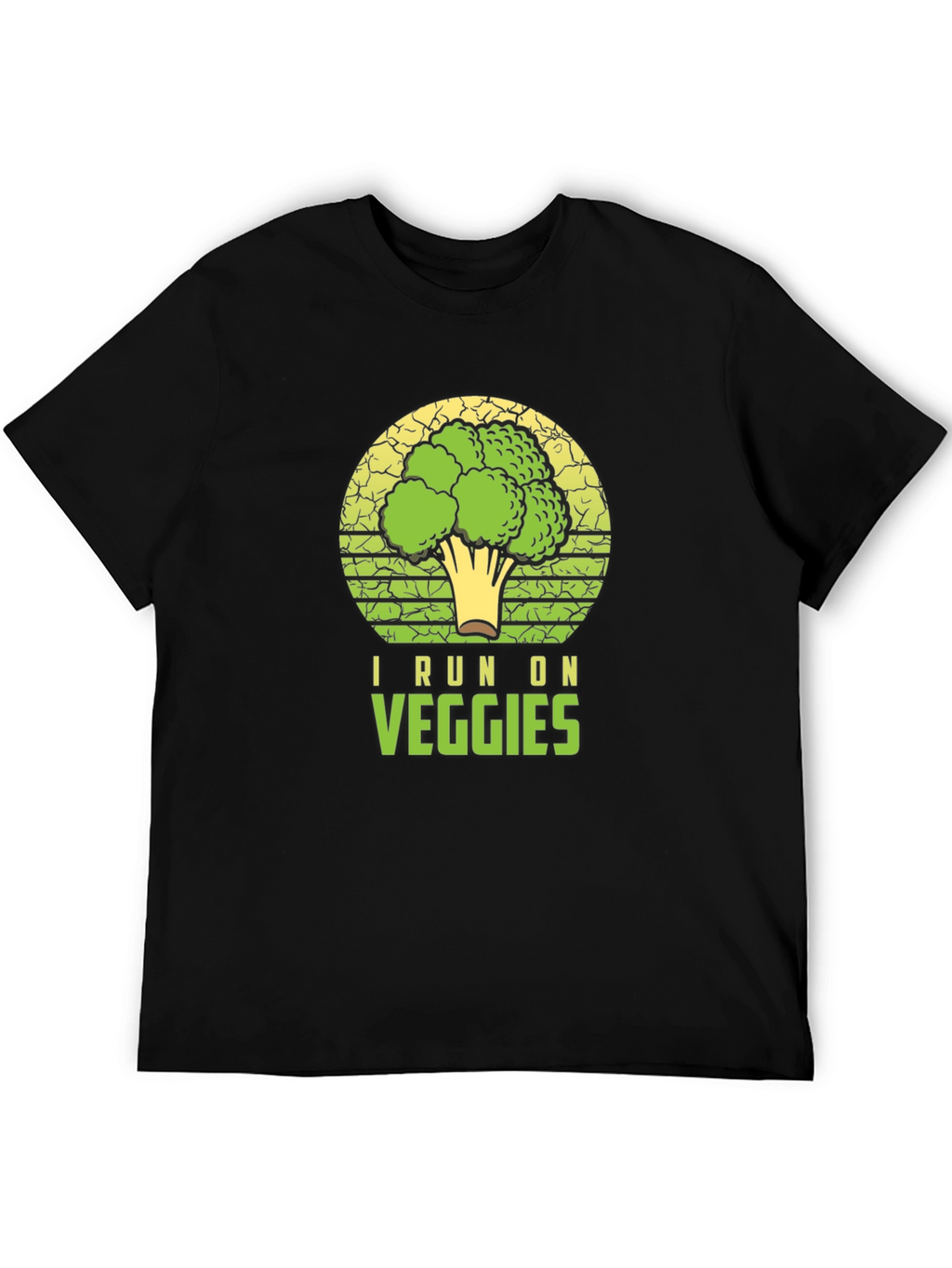 I Run On Veggies Broccoli Graphic Tee
