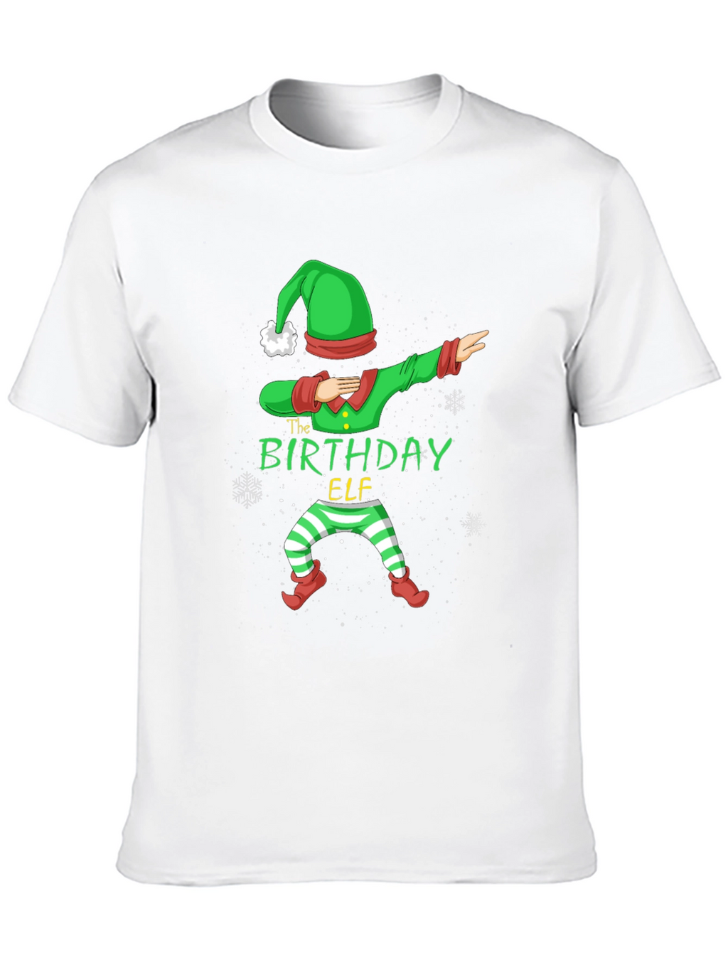 Birthday Elf Dabbing Graphic Tee