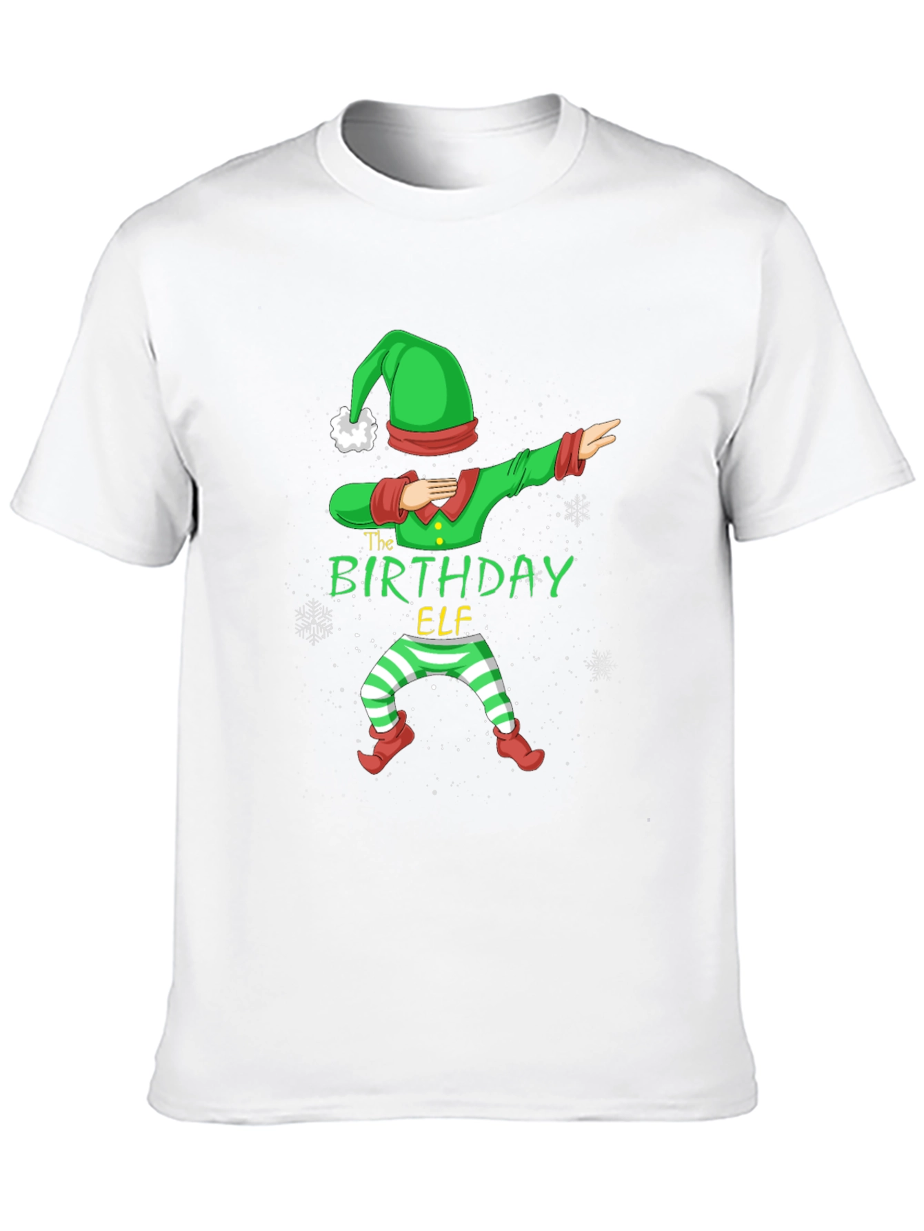 Birthday Elf Dabbing Graphic Tee