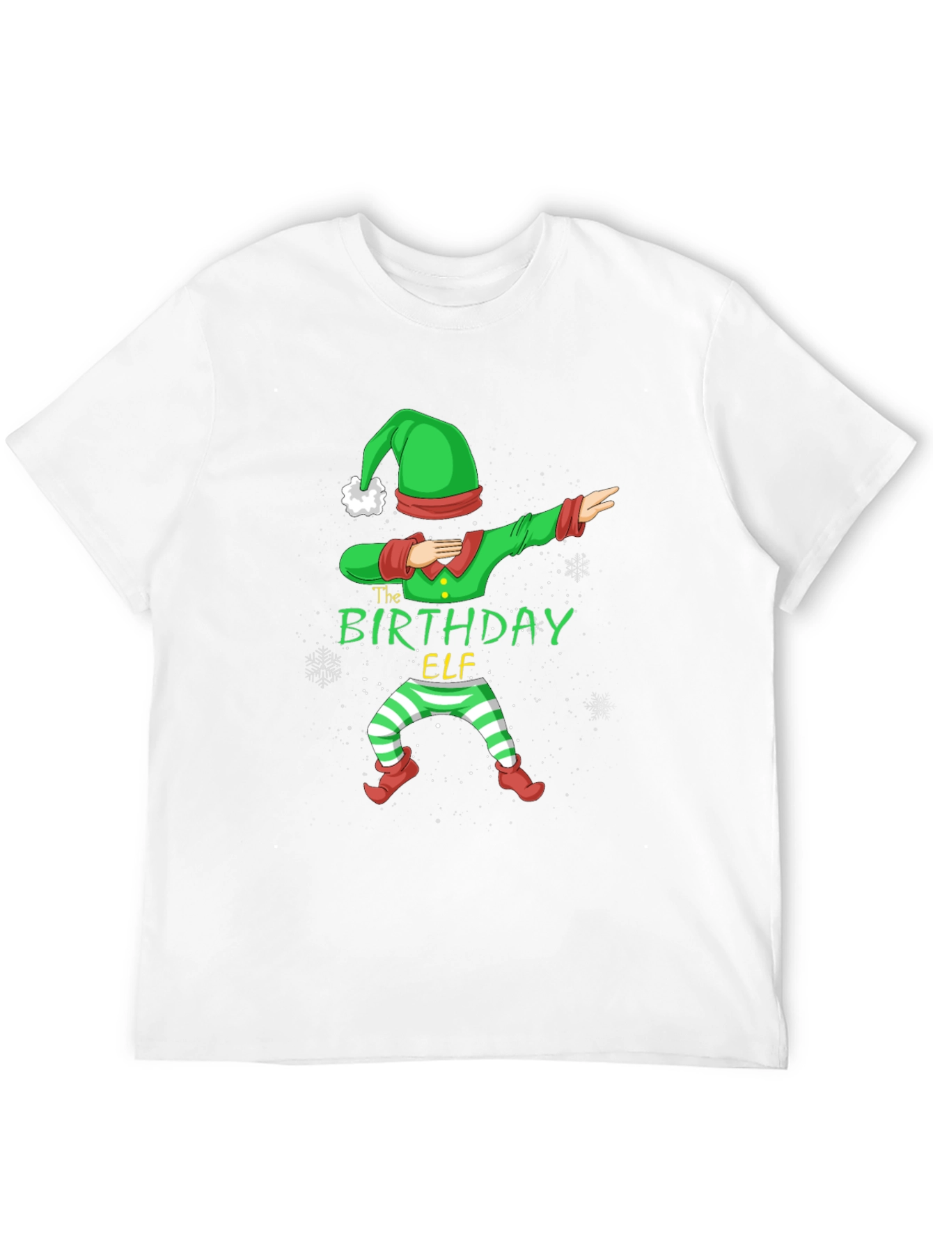 Birthday Elf Dabbing Graphic Tee