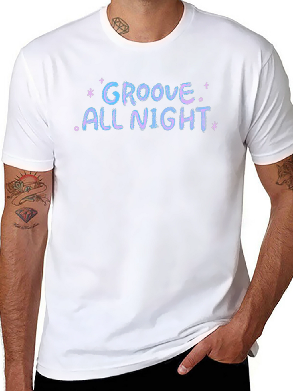 Groove All Night Graphic Tee