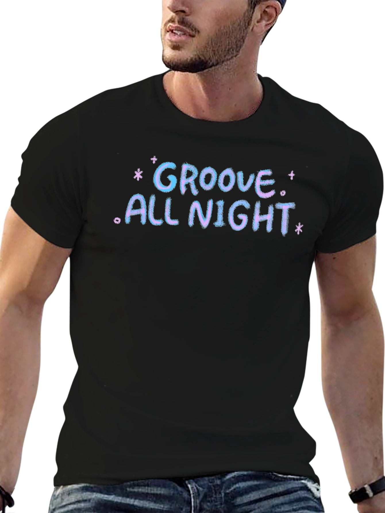 Groove All Night Graphic Tee