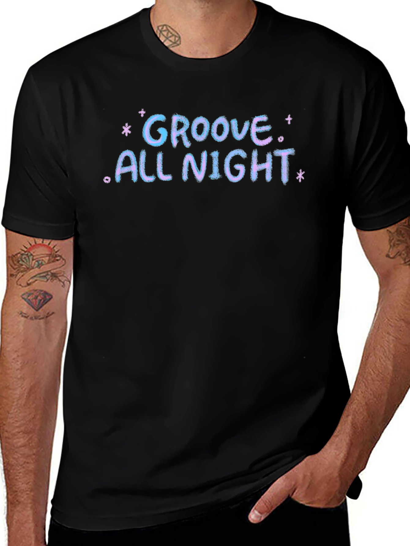 Groove All Night Graphic Tee