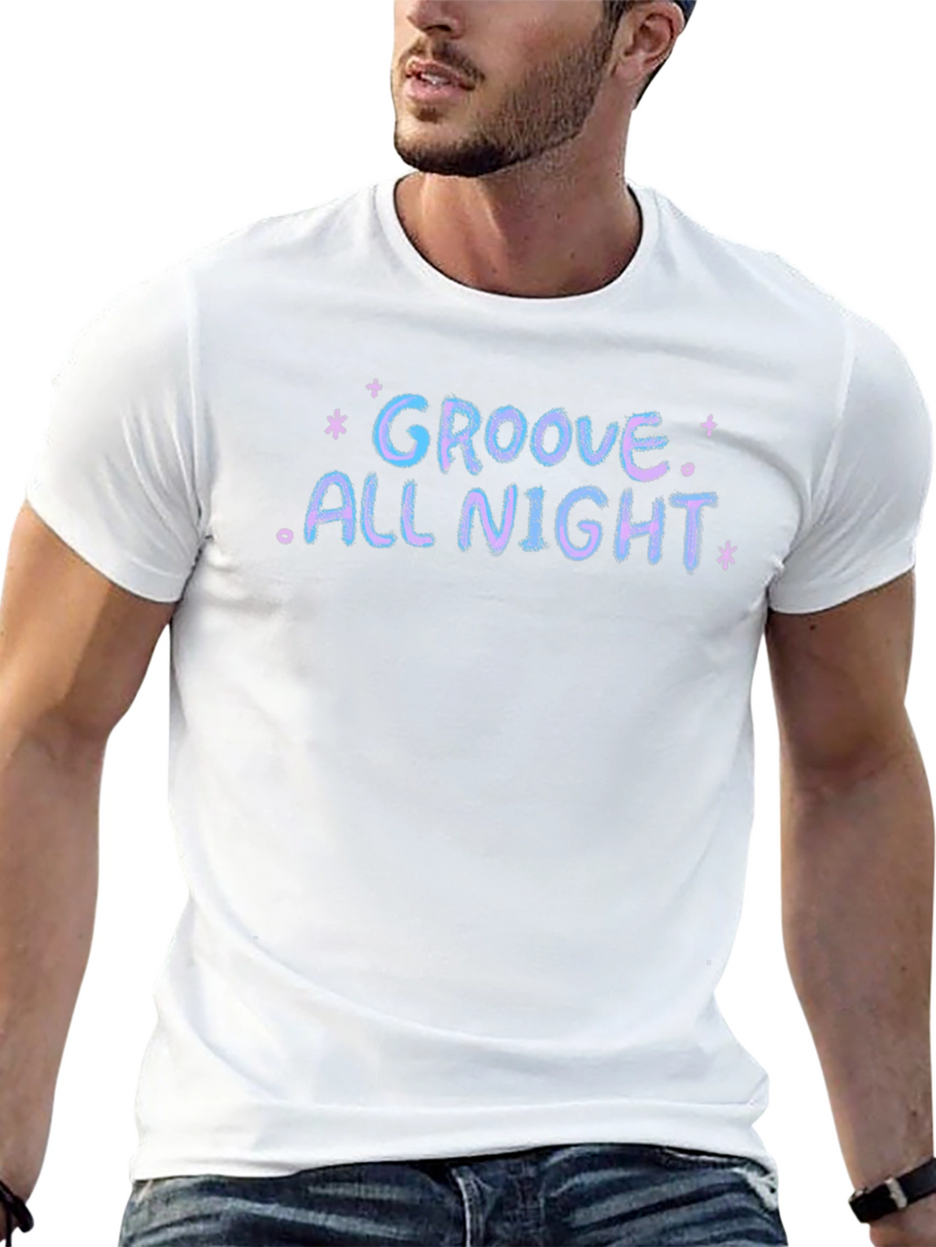 Groove All Night Graphic Tee