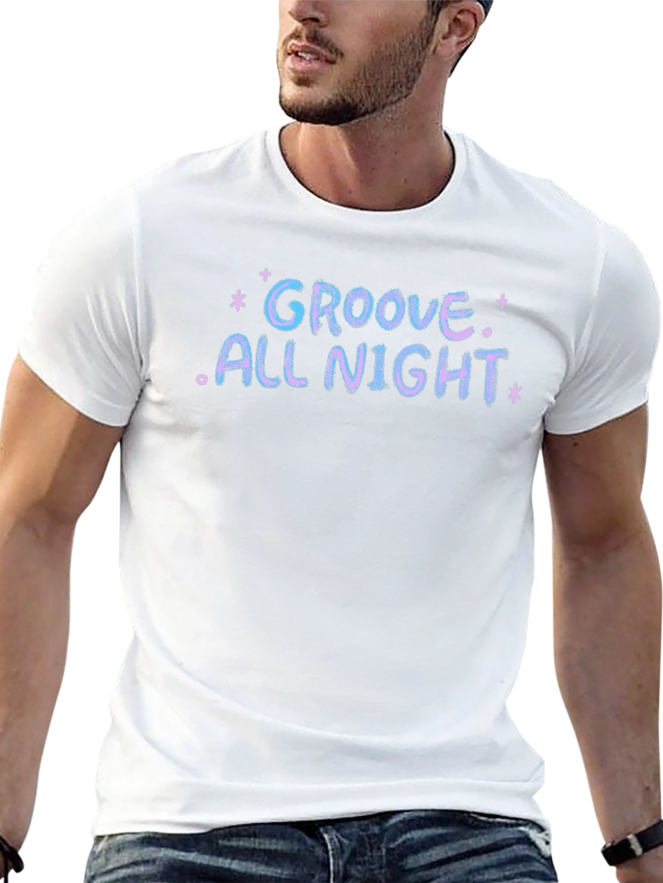 Groove All Night Graphic Tee