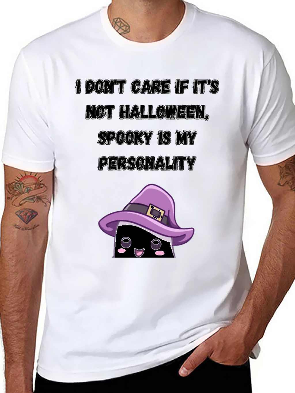Spooky Personality Graphic T-Shirt - Halloween Everyday Tee