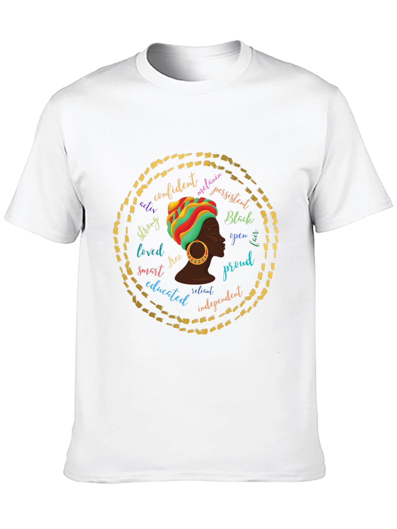 Empowered Melanin Queen Graphic T-Shirt