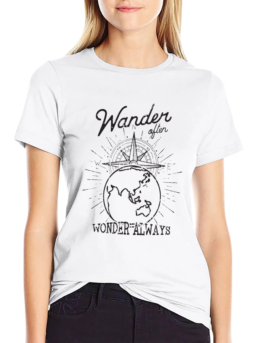 Wander Often Wonder Always Graphic Tee