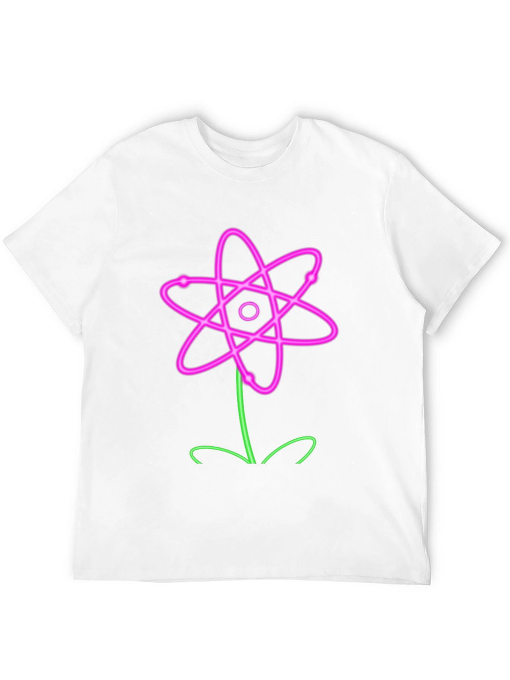 Neon Atom Flower Graphic Tee