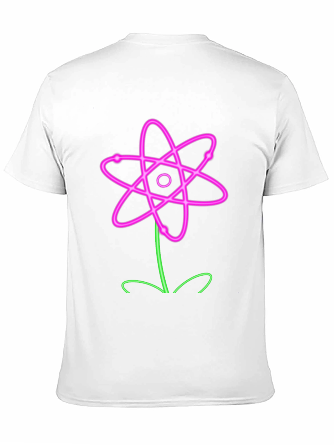 Neon Atom Flower Graphic Tee