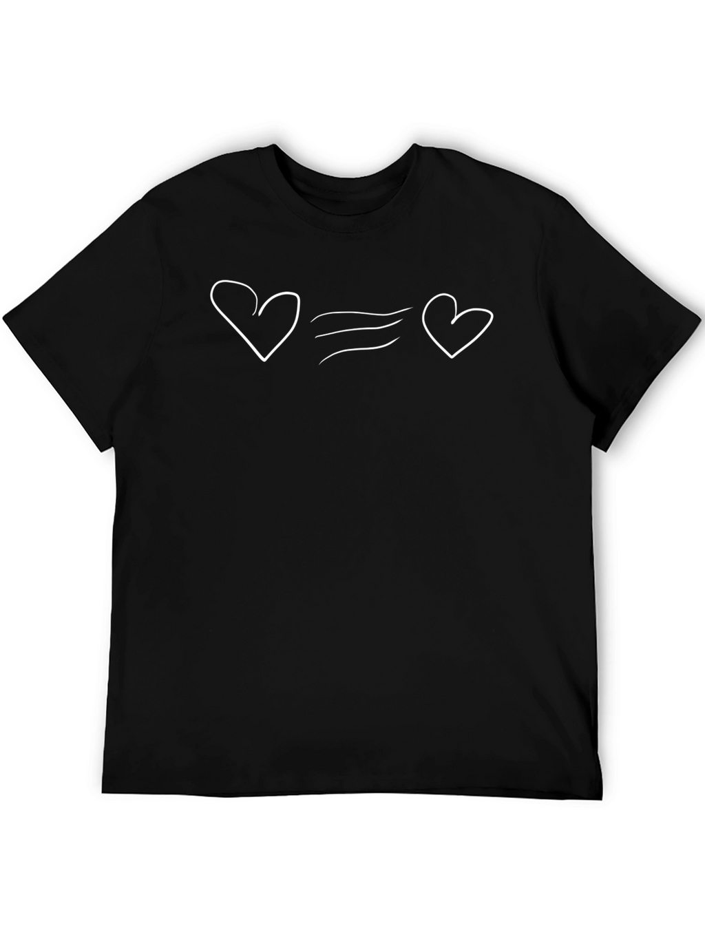 Love Connection Graphic Tee - Black