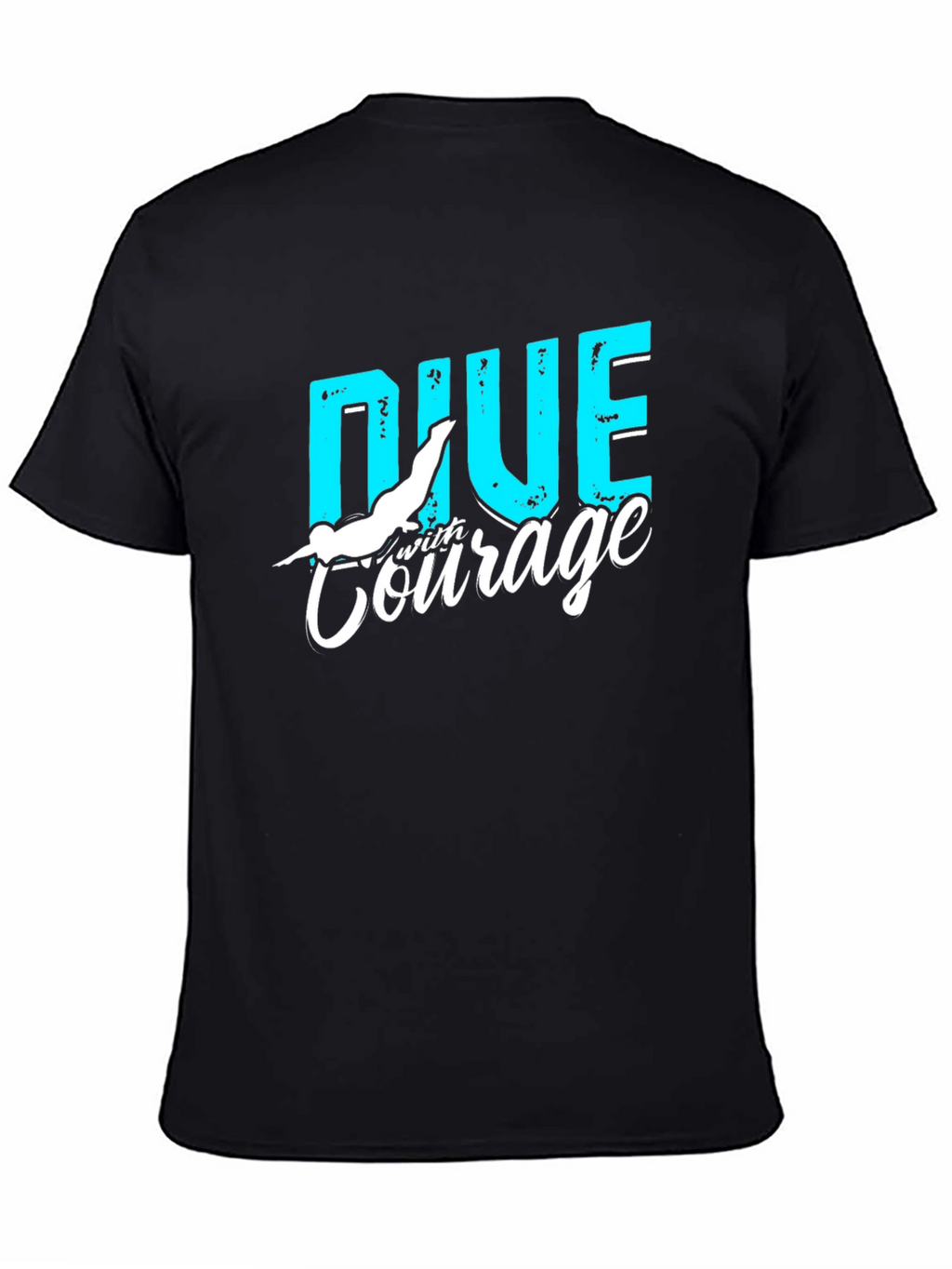 Dive with Courage Graphic T-Shirt