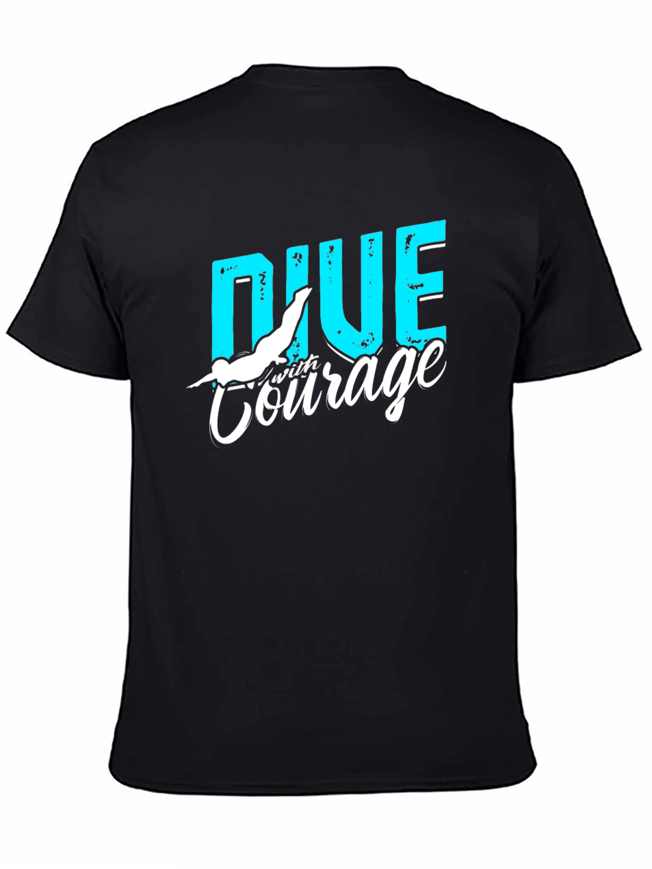 Dive with Courage Graphic T-Shirt