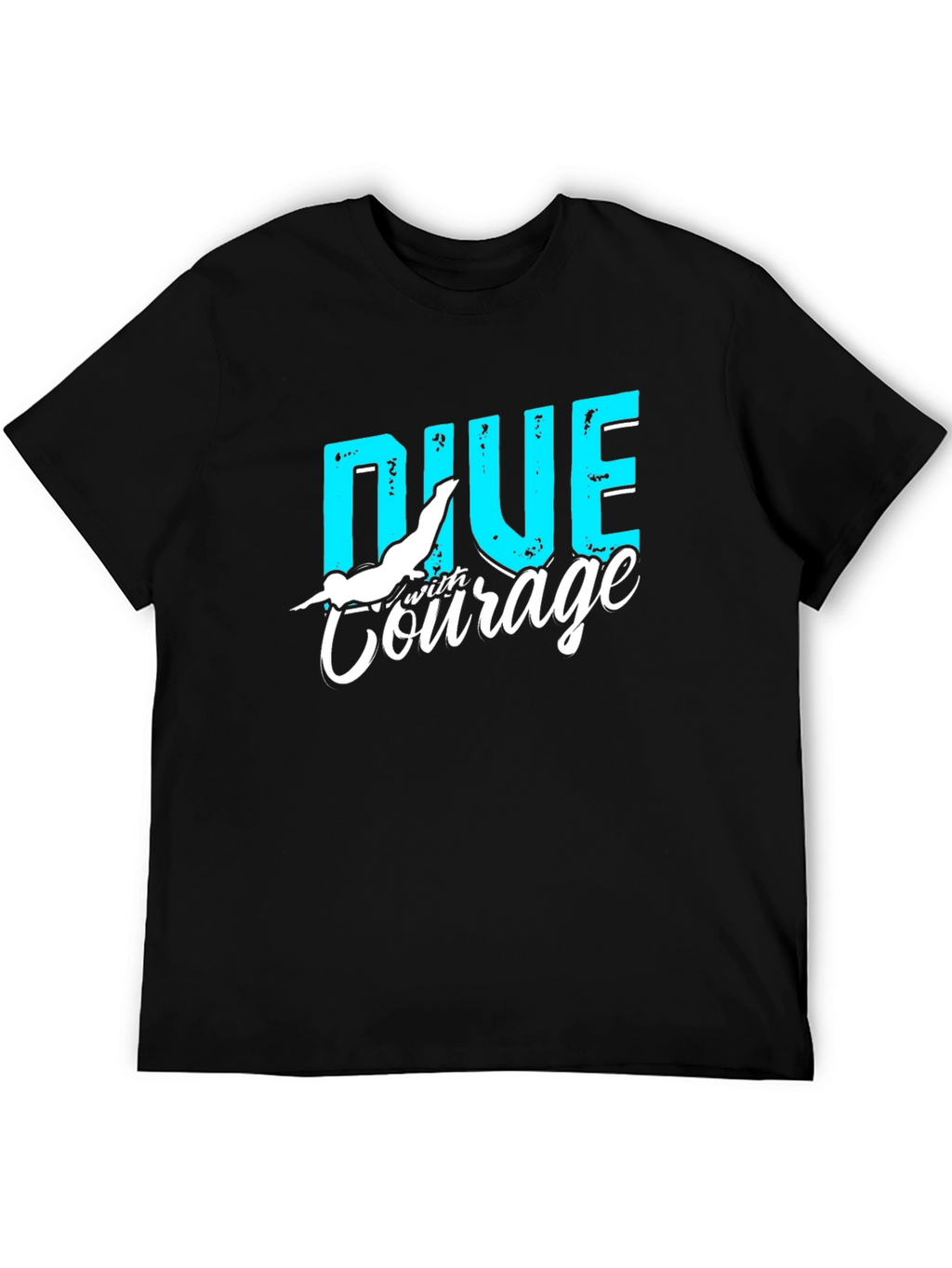 Dive with Courage Graphic T-Shirt
