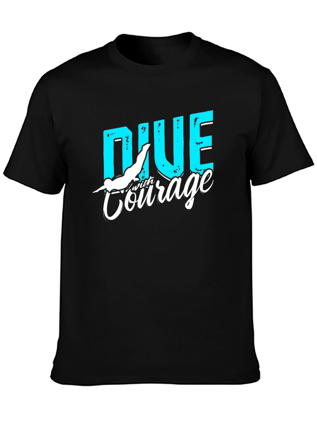Dive with Courage Graphic T-Shirt