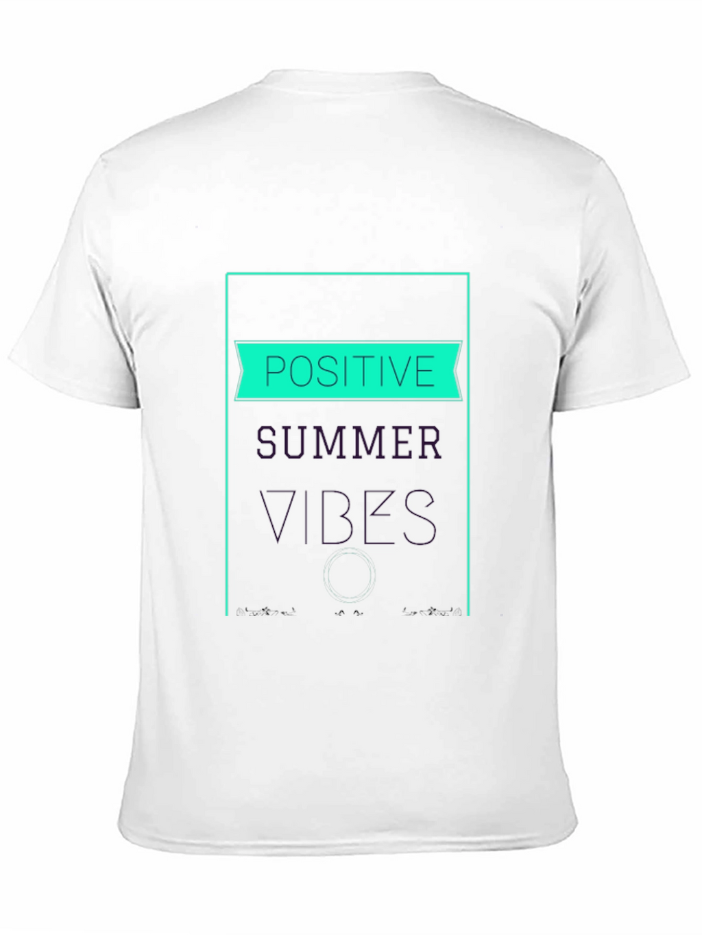 Positive Summer Vibes T-Shirt - Black Graphic Tee