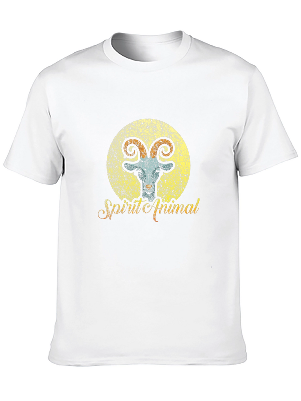 Spirit Animal Goat Graphic Tee - Unisex Black Shirt