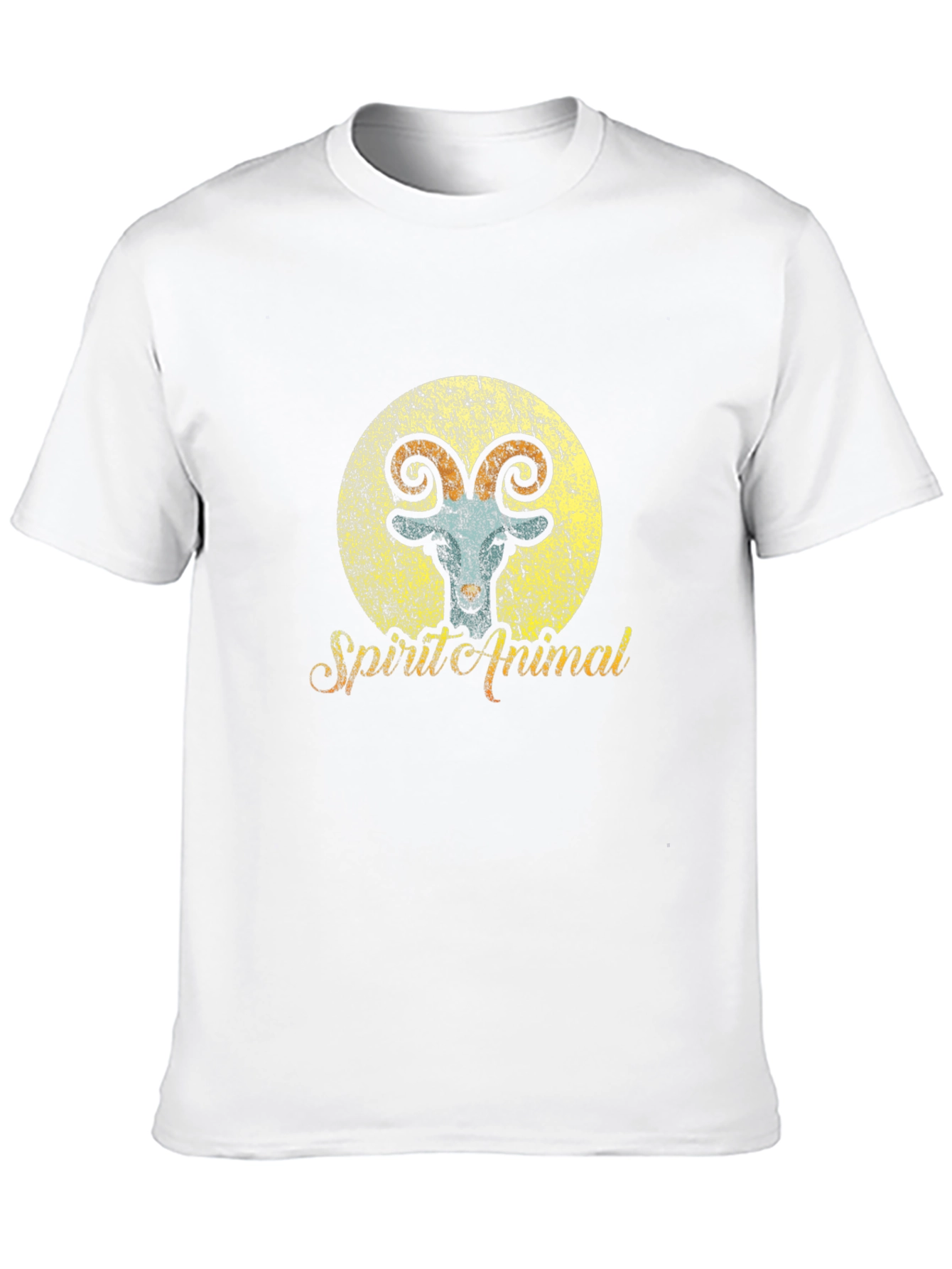 Spirit Animal Goat Graphic Tee - Unisex Black Shirt
