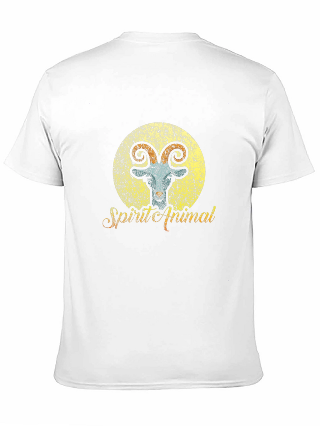 Spirit Animal Goat Graphic Tee - Unisex Black Shirt