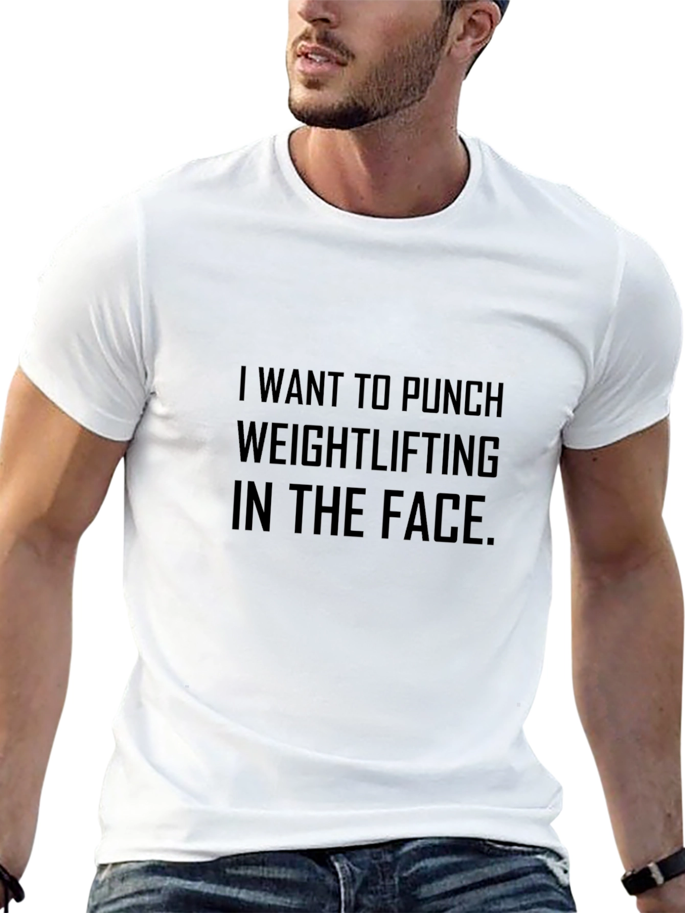 Punch Weightlifting Funny Graphic Tee