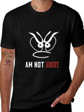 Am Not Angry Black Graphic Tee