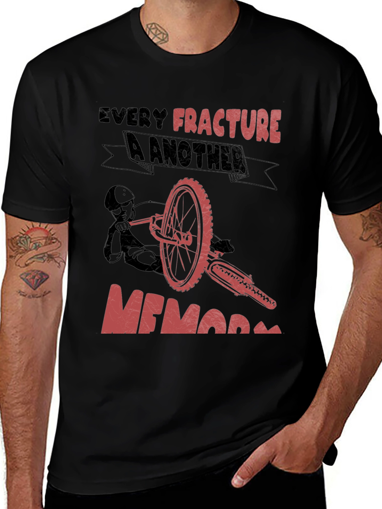 Every Fracture A Memory T-Shirt Biker Tee
