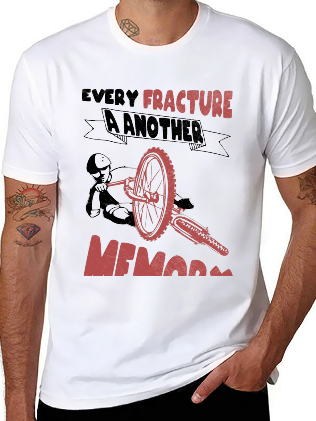 Every Fracture A Memory T-Shirt Biker Tee