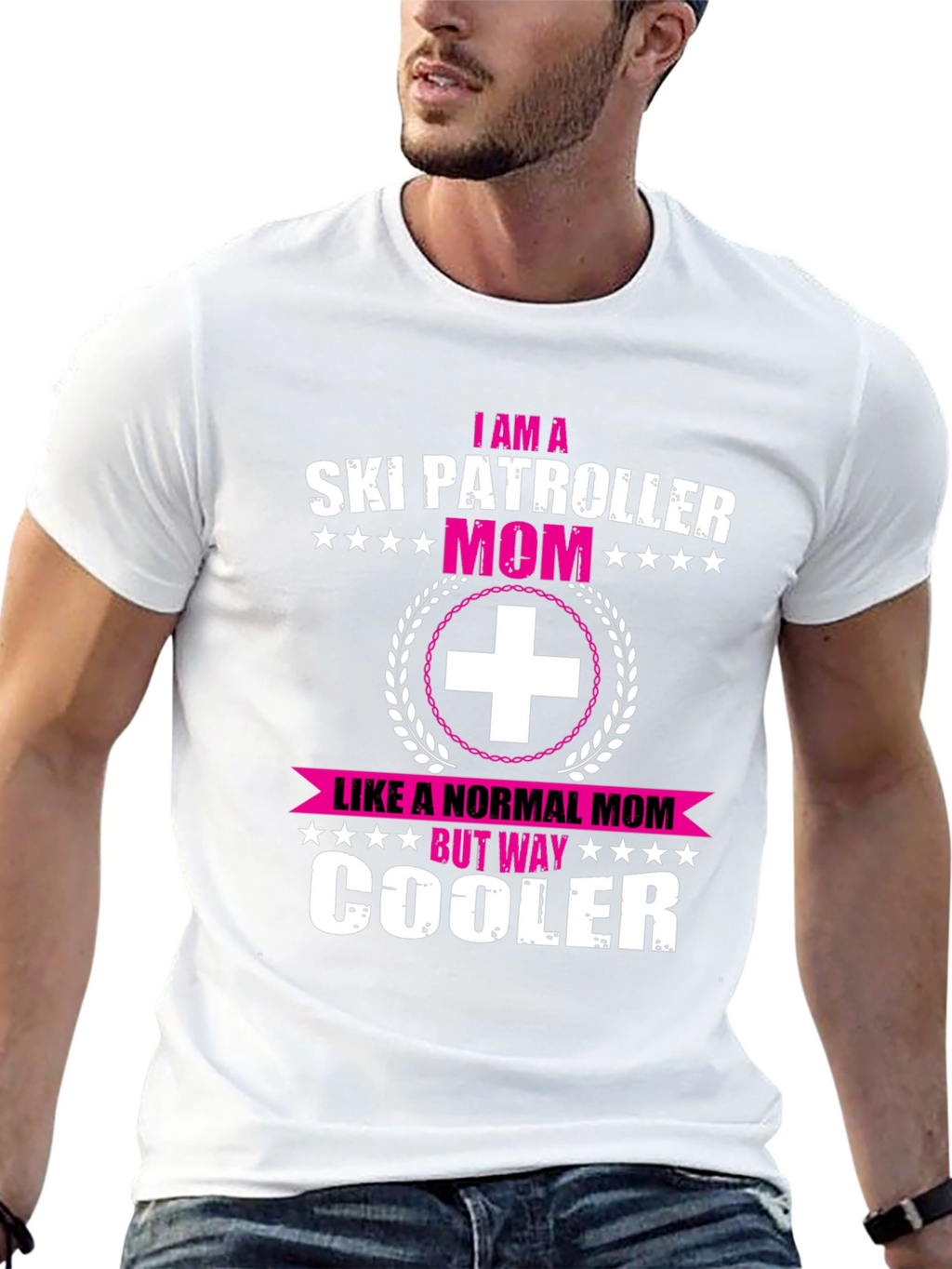 Ski Patrol Mom Graphic Tee - Cool Mom Edition