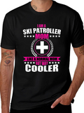 Ski Patrol Mom Graphic Tee - Cool Mom Edition