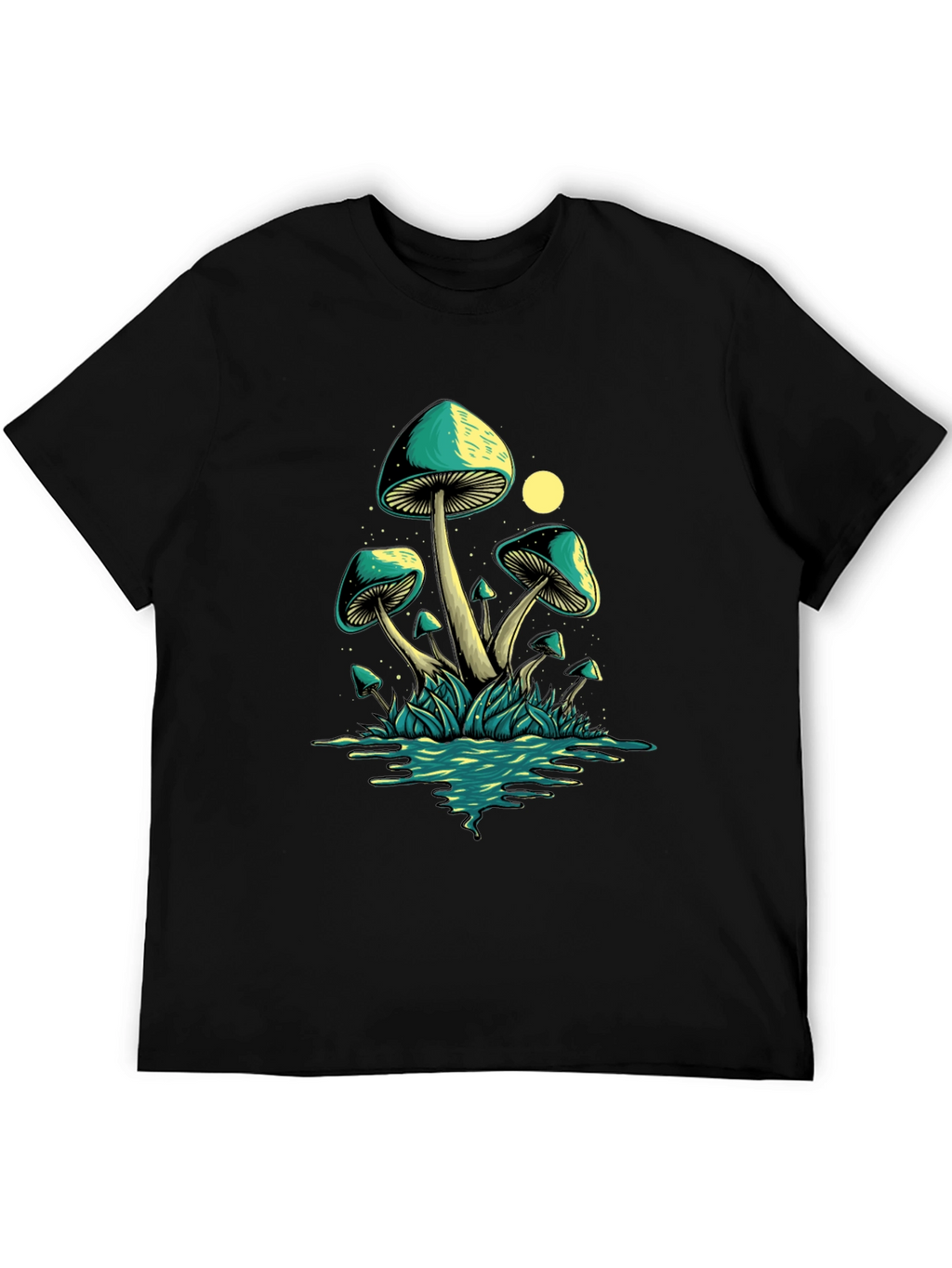 Mushroom Graphic Tee - Glow in the Dark Print