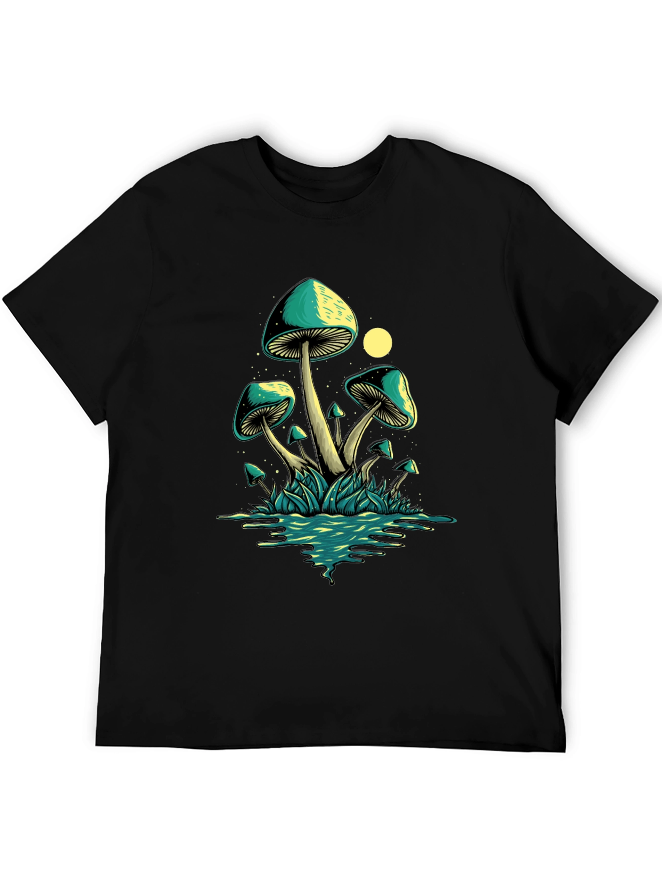 Mushroom Graphic Tee - Glow in the Dark Print