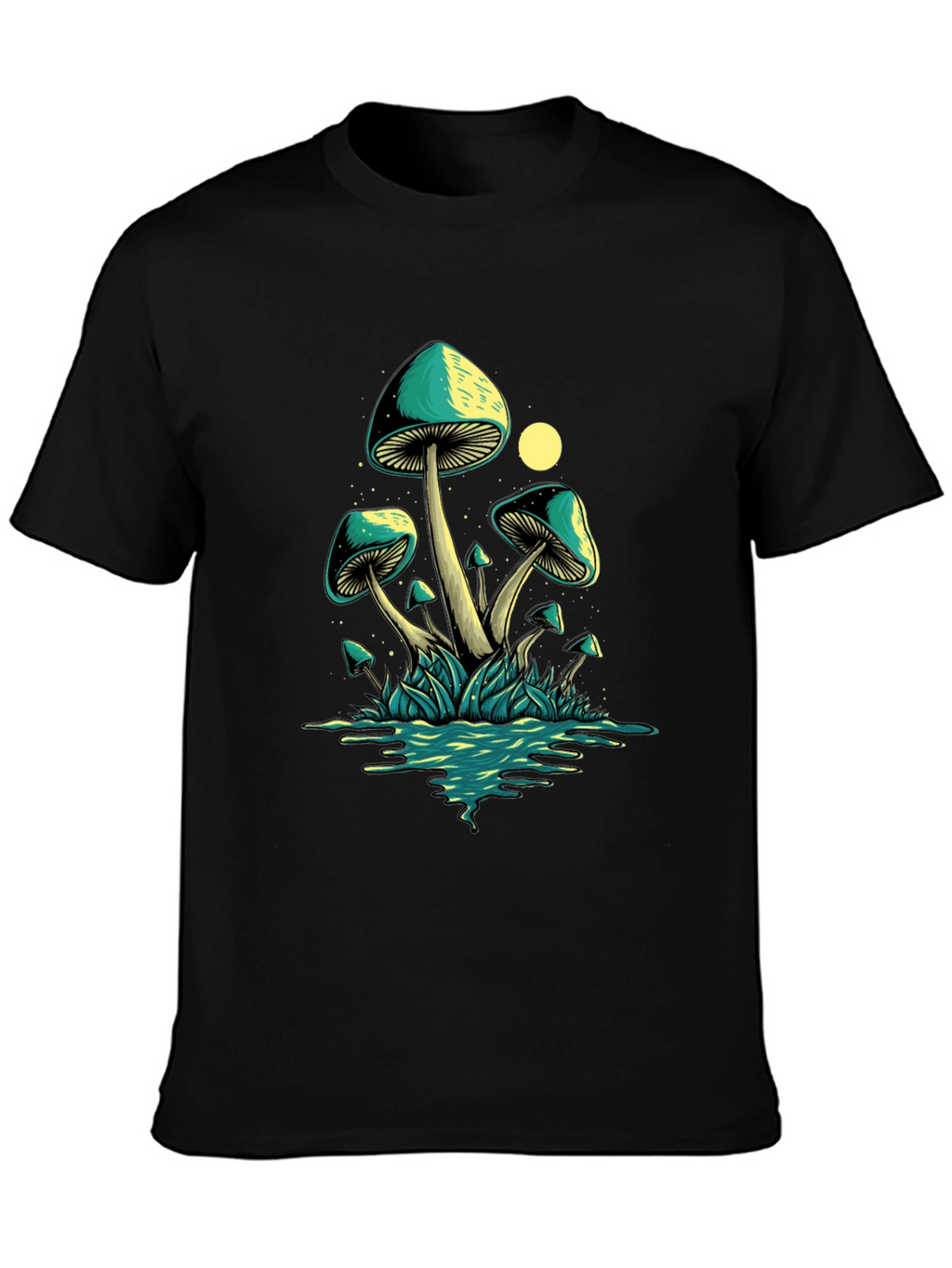 Mushroom Graphic Tee - Glow in the Dark Print